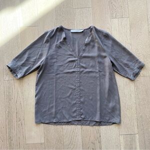 2/$15 🍍 Contemporaine (Simons) Grey Blouse